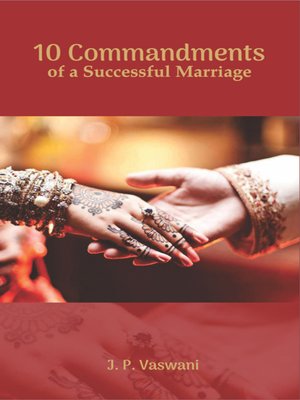 cover image of 10 Commandments of a Successful Marriage
